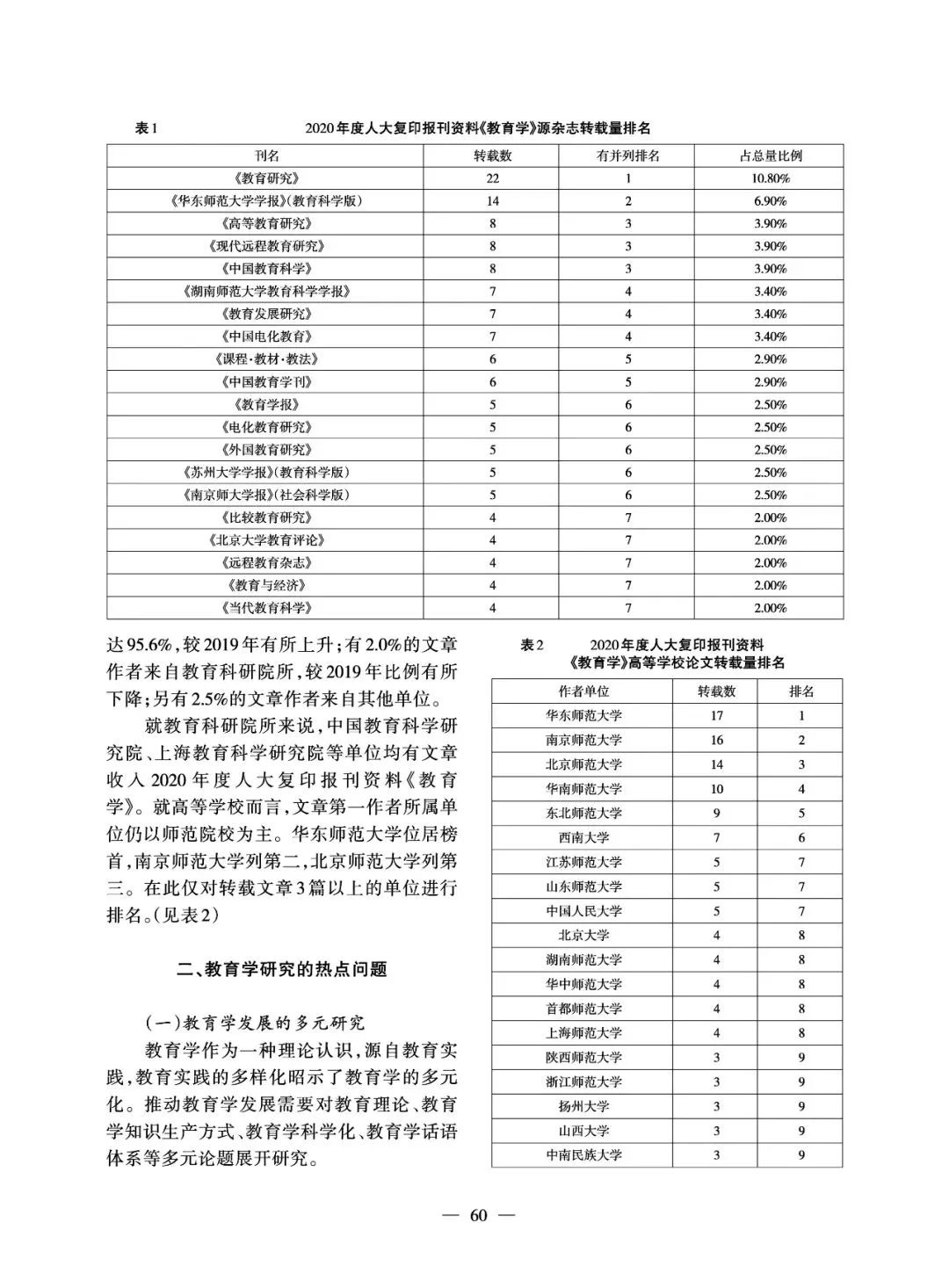 宣小红:教育研究的热点与未来展望